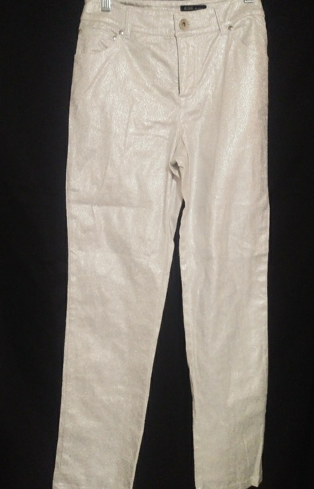 E39 by Eric 6 Y2K Silver Cigarette Pants